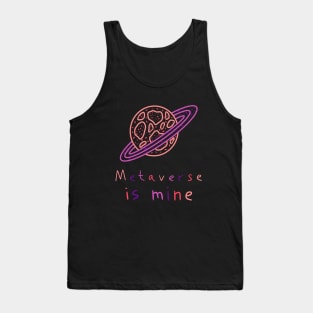 Metaverse is mine, Planet Invasion, Versecism Art Tank Top